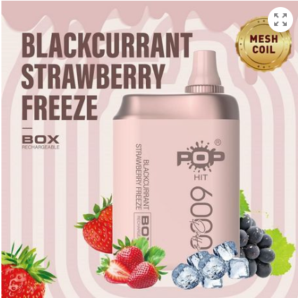 Pophit - Blackcurrant Strawberry Freeze